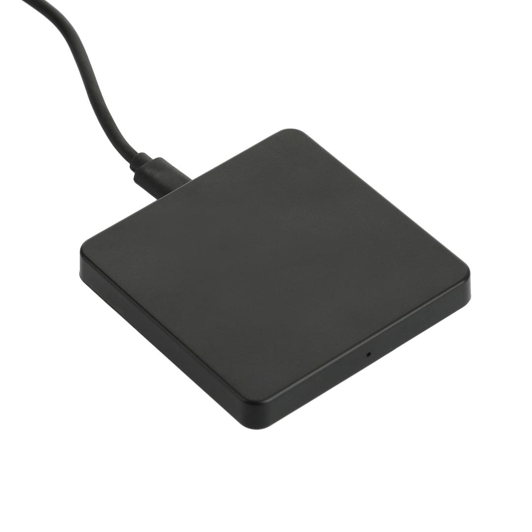 Square wireless charging pad Black miniatura 5