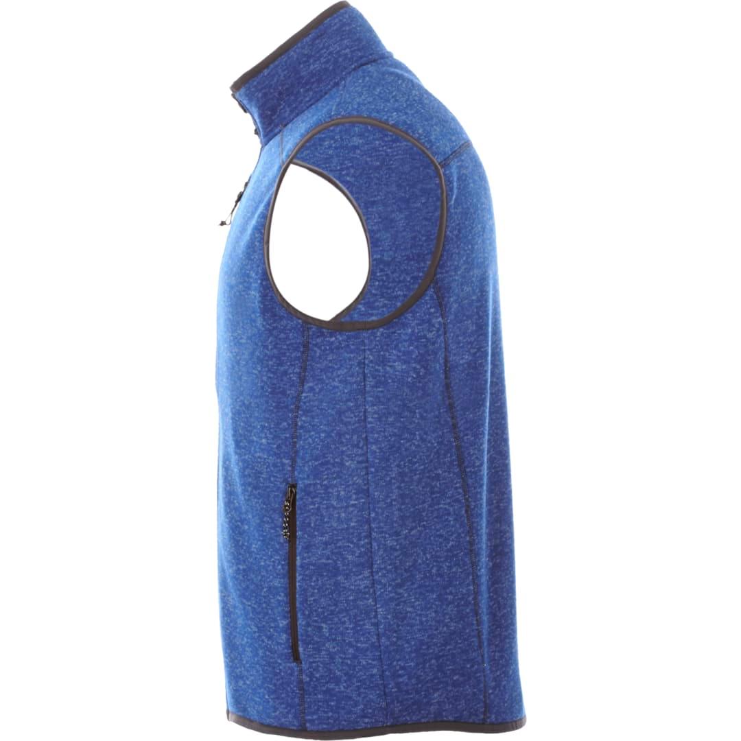 Mens fontaine knit vest Grey front