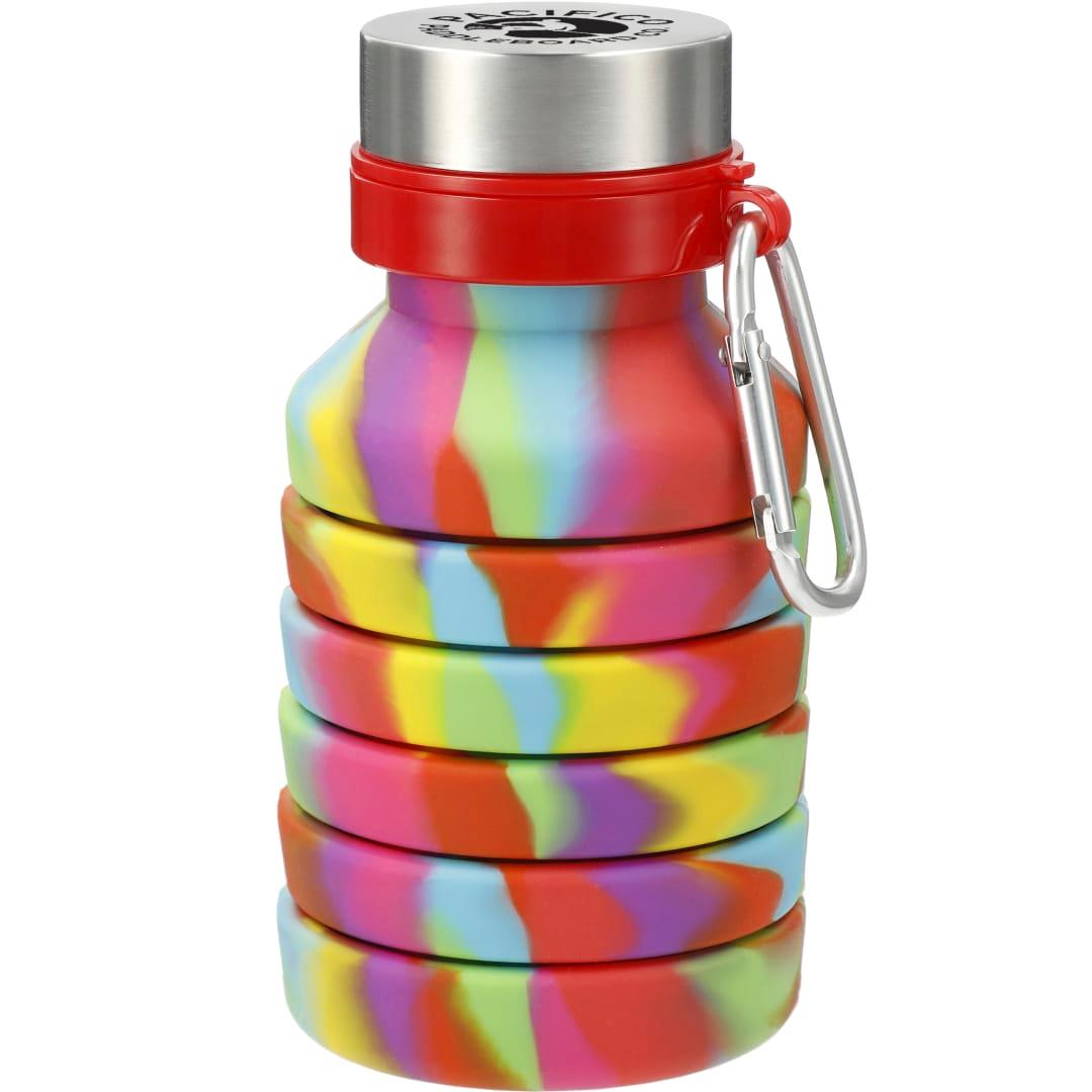 Zigoo silicone collapsible bottle 18oz - tie dye Sky Blue miniatura 16