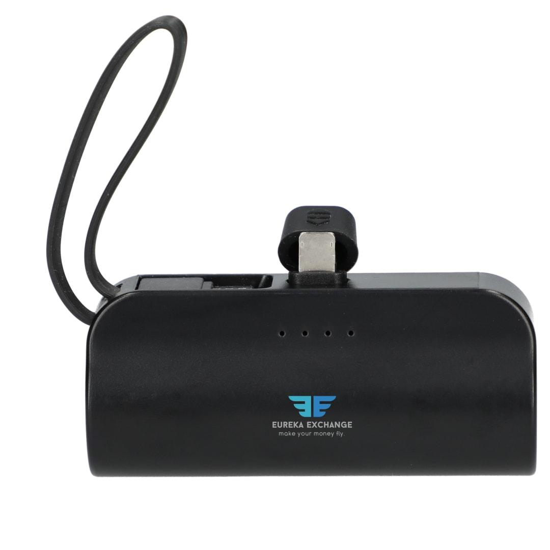 Hue 5000 mah power bank with multi tips Black miniatura 18