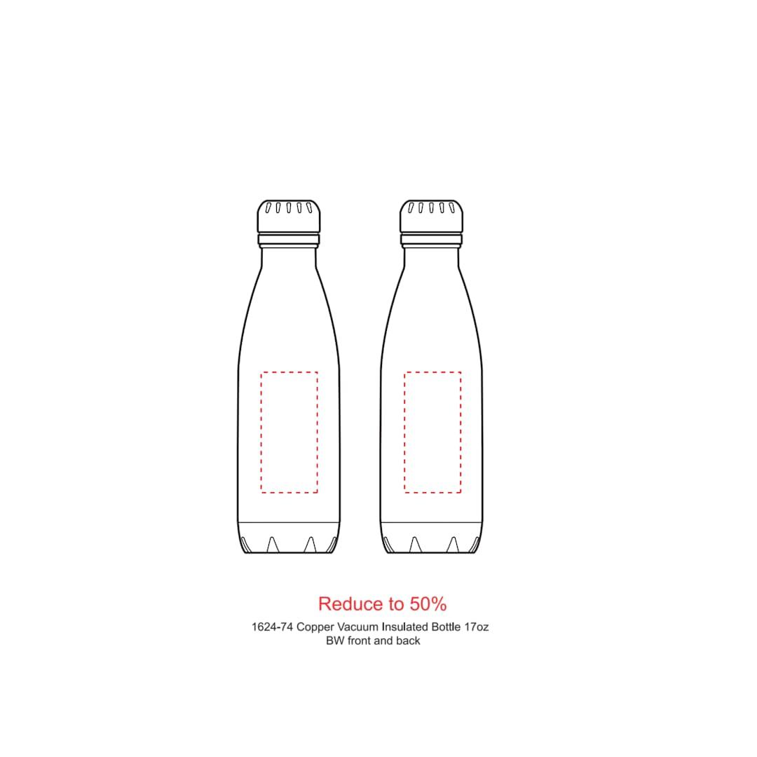 Copper vacuum insulated bottle 17oz Black miniatura 13