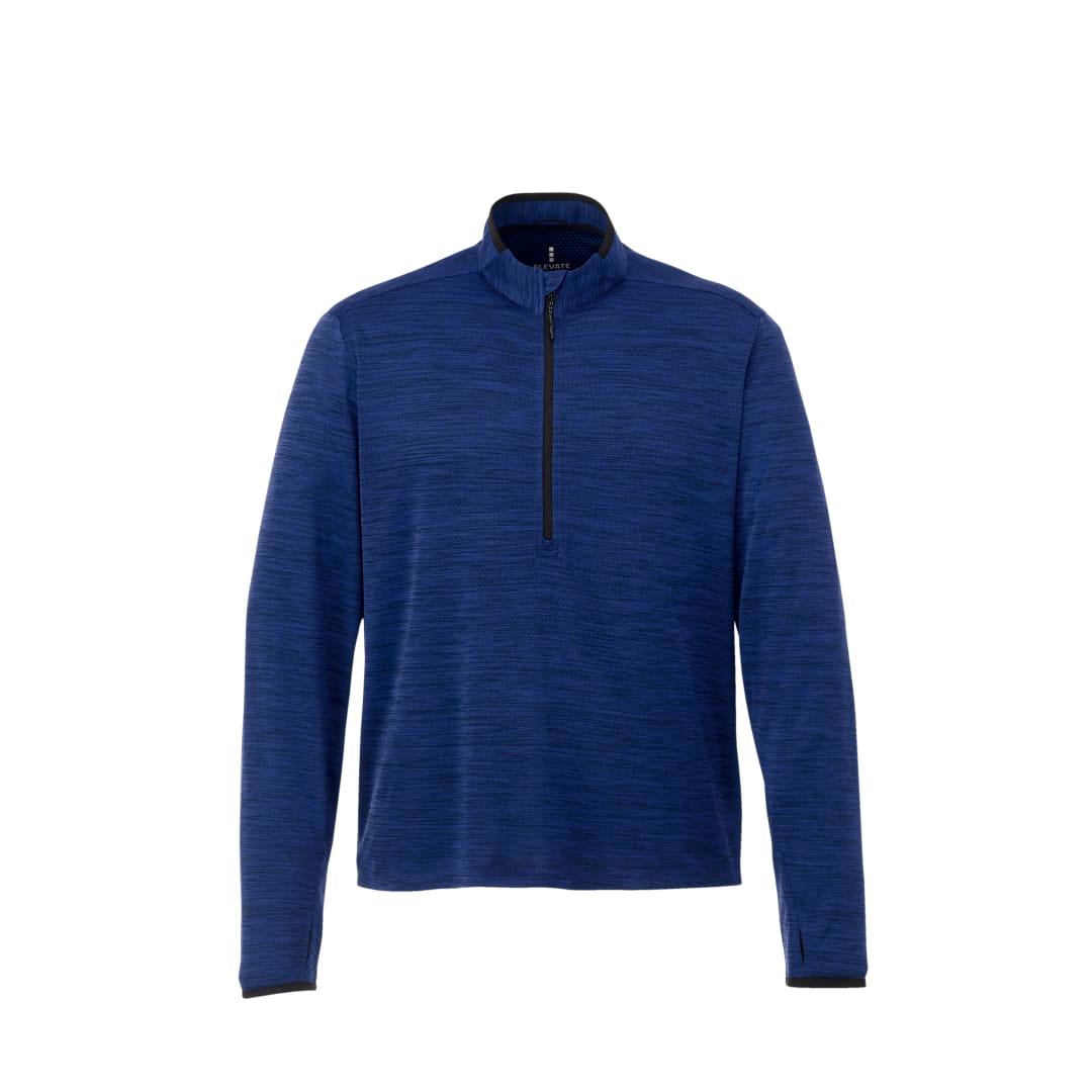Mens mather knit half zip Dark Gray miniatura 3