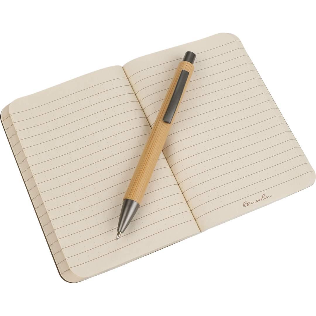 3.5 X 5.25 rite in the rain soft cover notebook Black miniatura 18