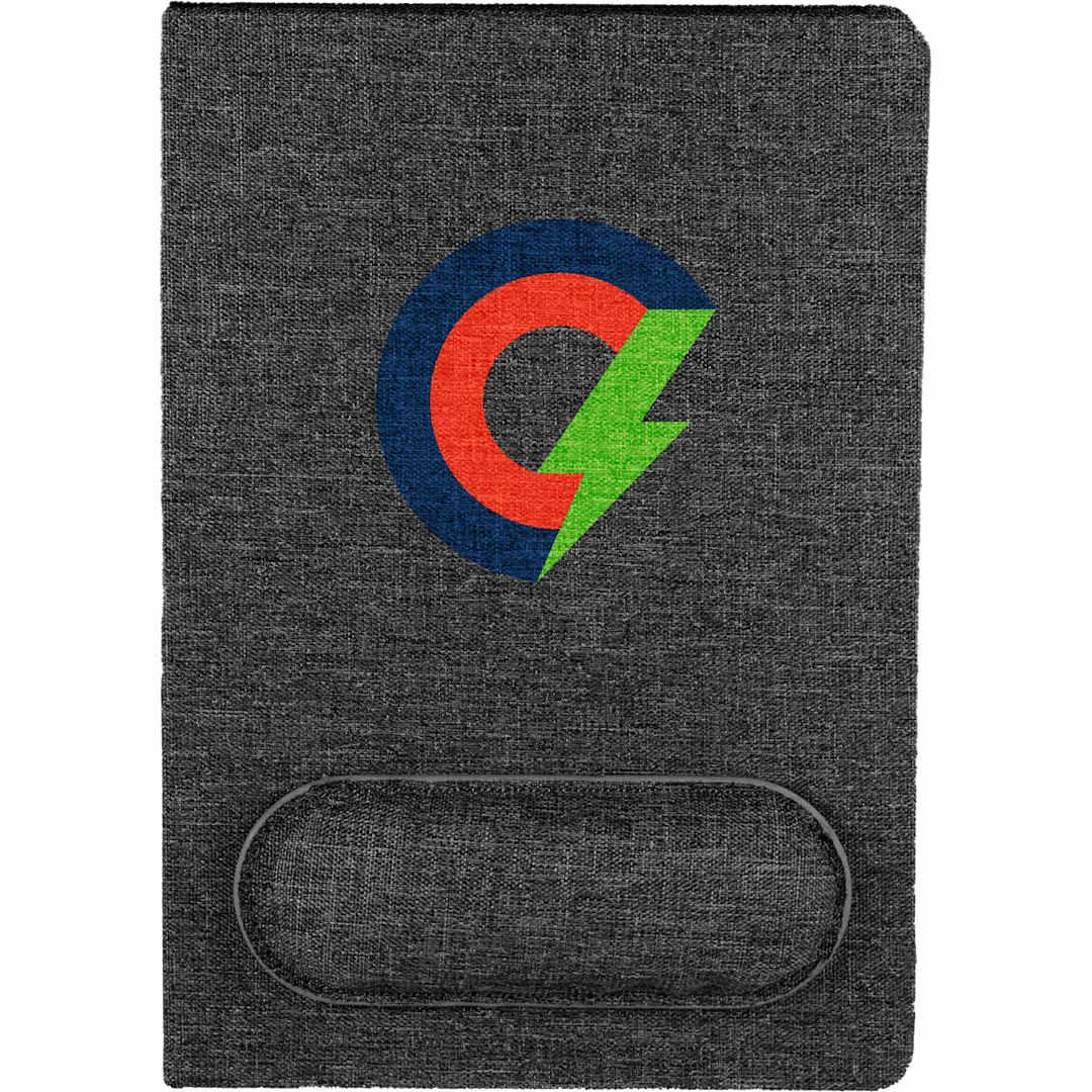 5.5 X 8.5 fsc® recycled mouse pad bound notebook Grey miniatura 15