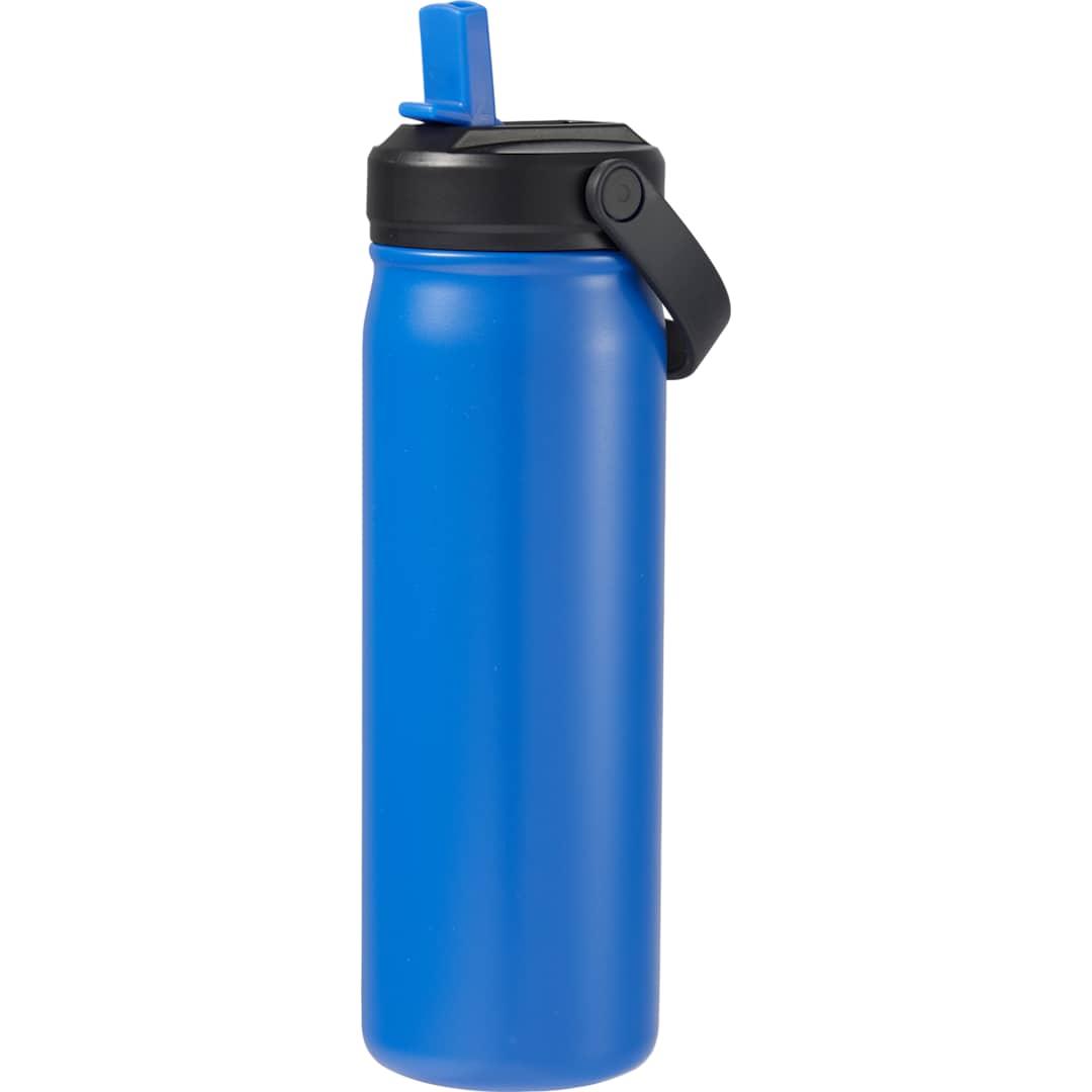 Carpo 20oz straw lid vacuum bottle Bay Blue front