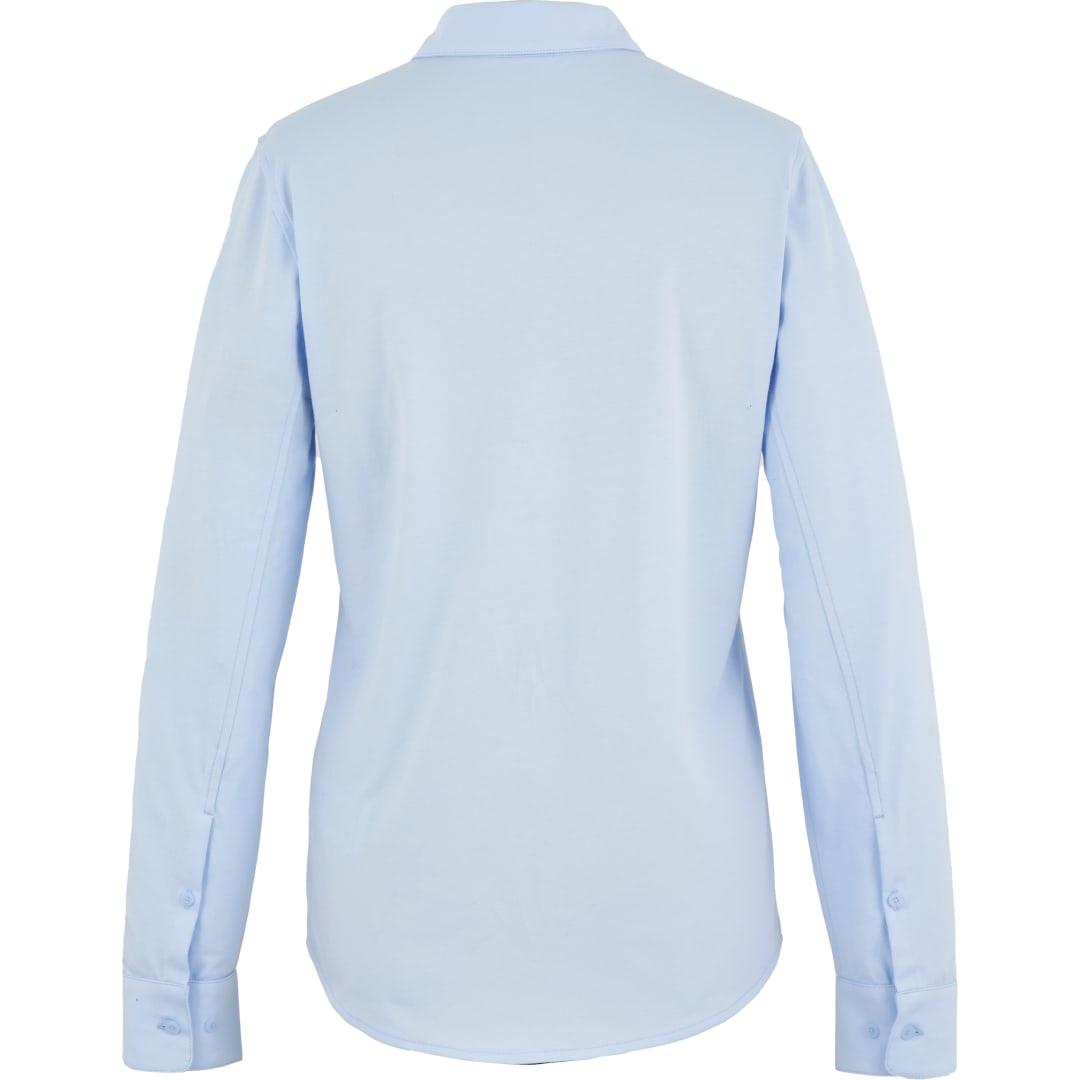 Tatra eco long sleeve knit button up shirt-womens White miniatura 7