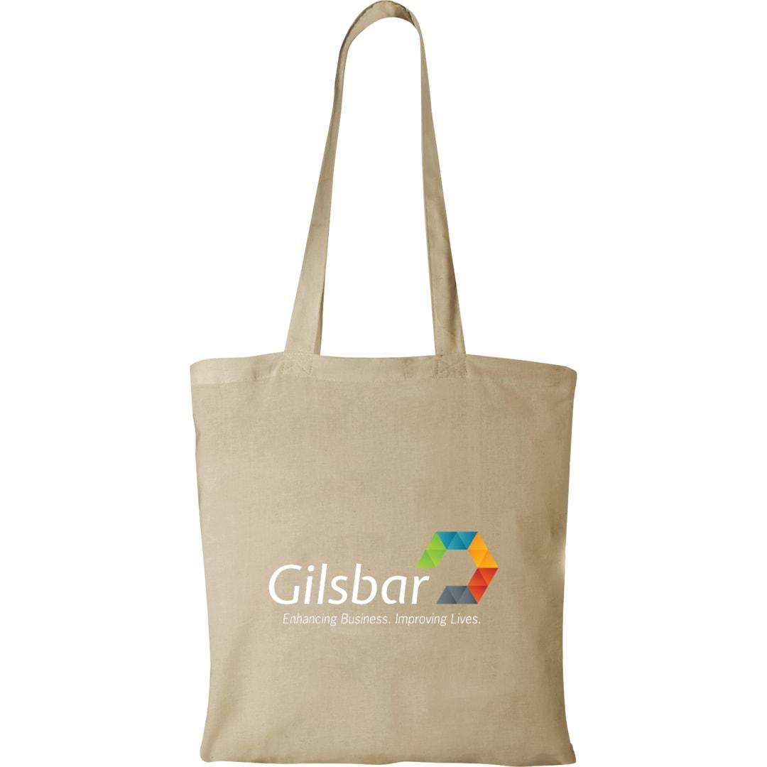 Carolina 4oz cotton canvas tote Black miniatura 7