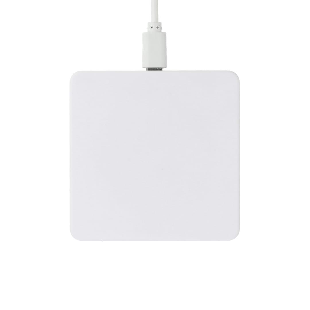 Square wireless charging pad Black miniatura 13