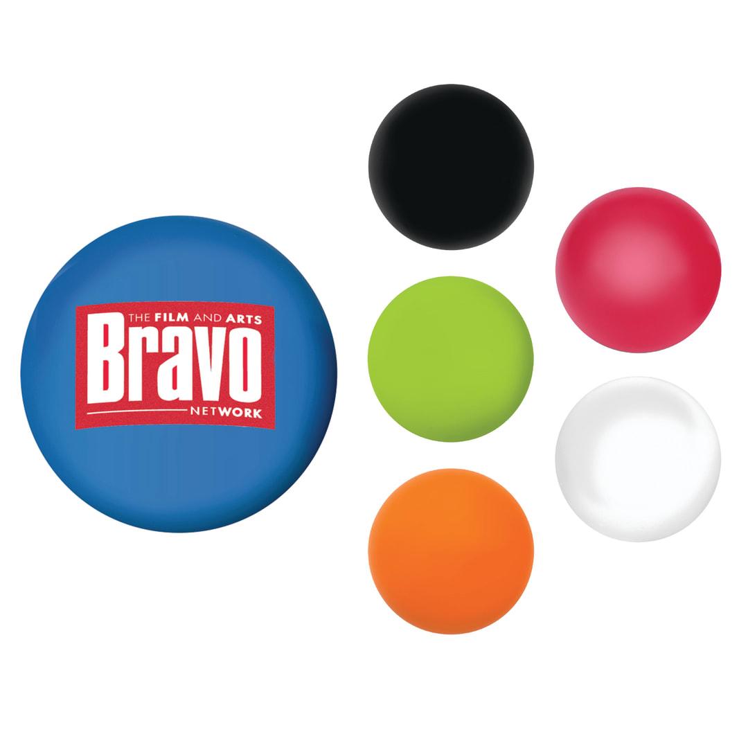 Round stress reliever White front