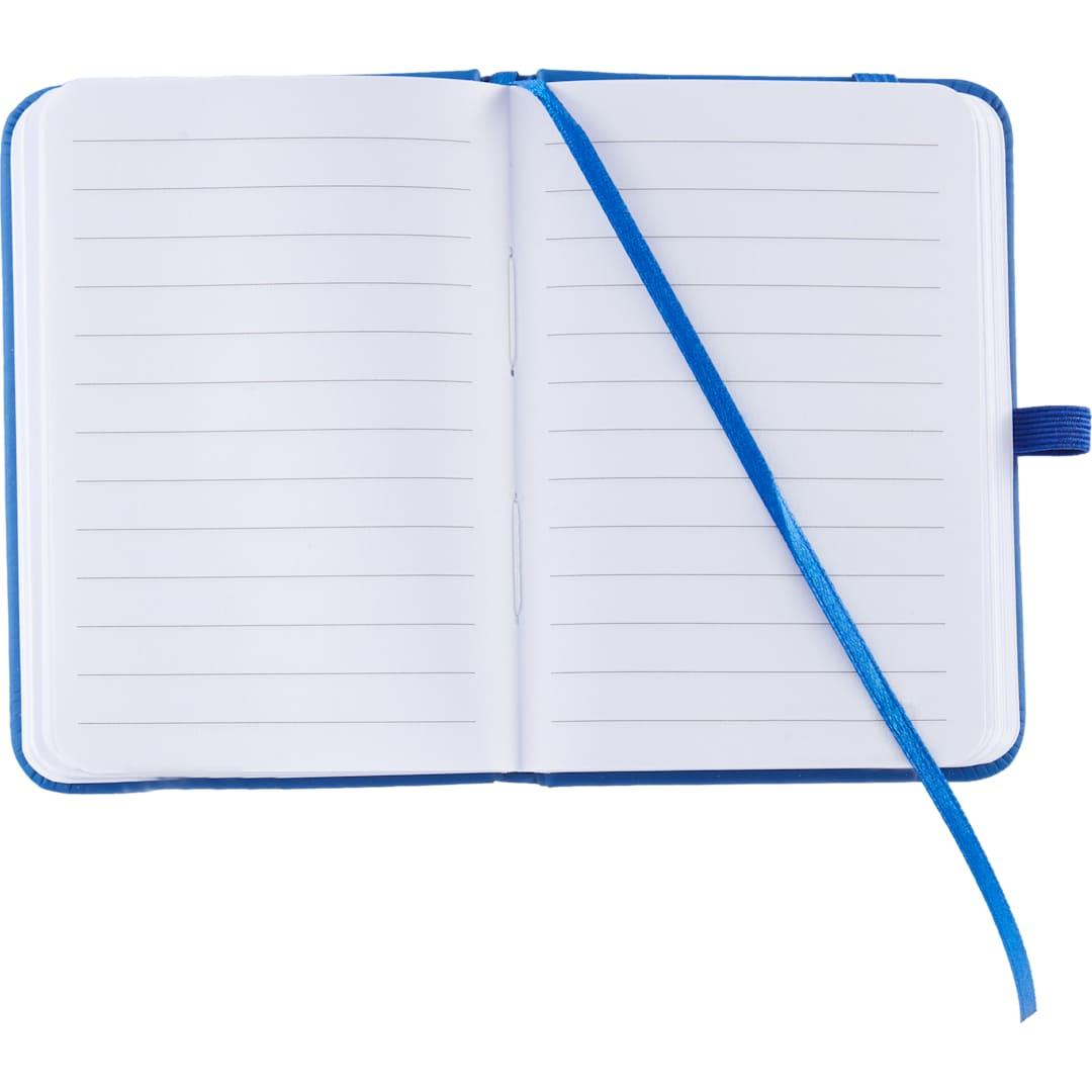 Mini recycled notebook w/ clip Black miniatura 12