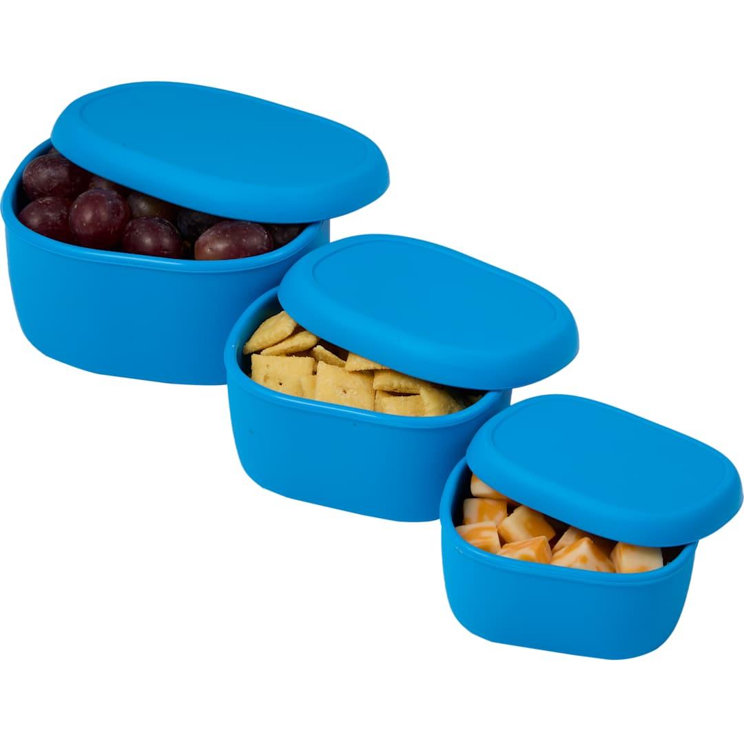 Zili silicone small storage containers - set of 3 Black miniatura 25