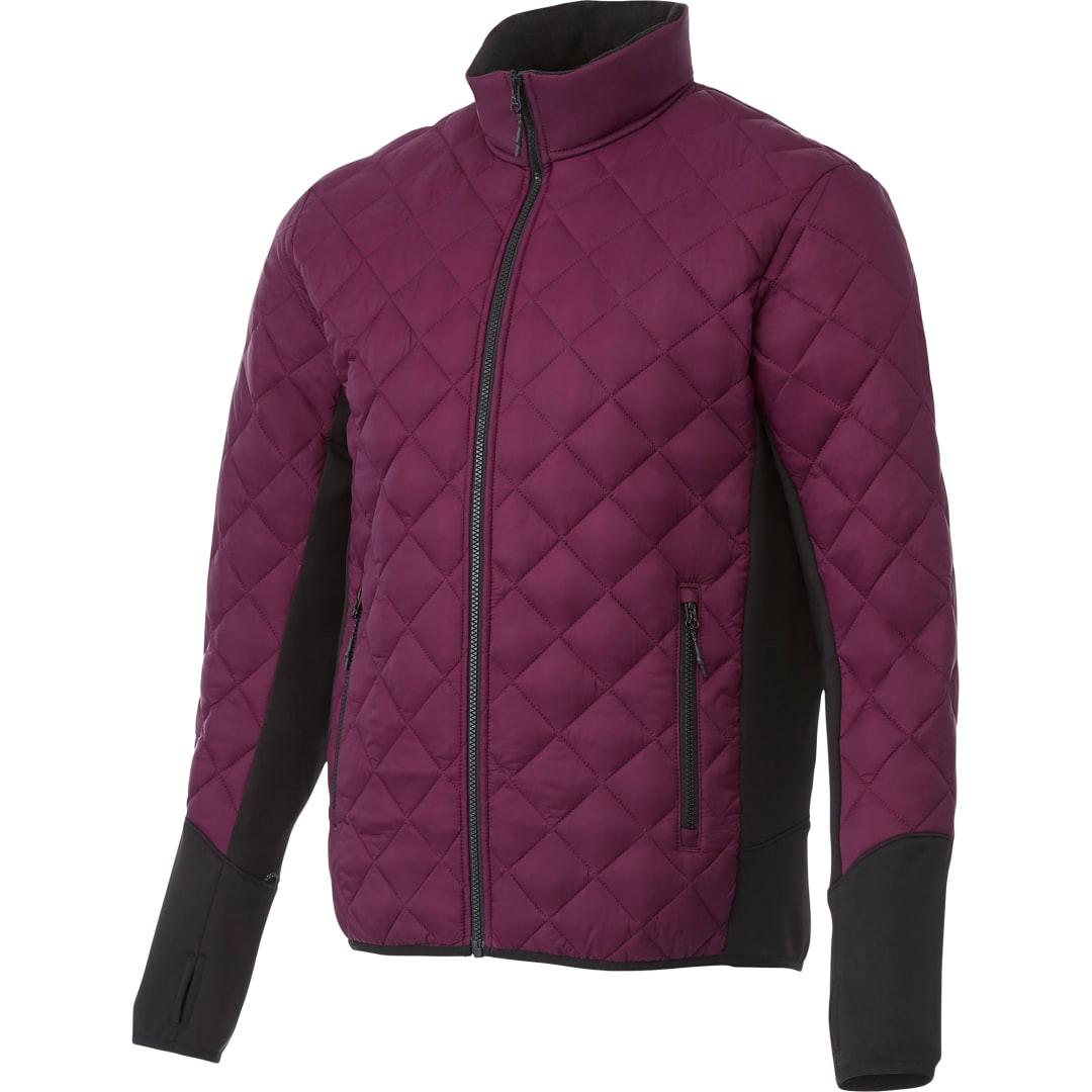 Mens rougemont hybrid insulated jacket Grey front