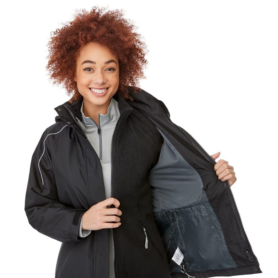 Womens valencia 3-in-1 jacket Navy Blue miniatura 7