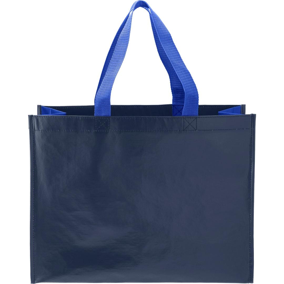 Rpet laminated matte shopper tote Black miniatura 16