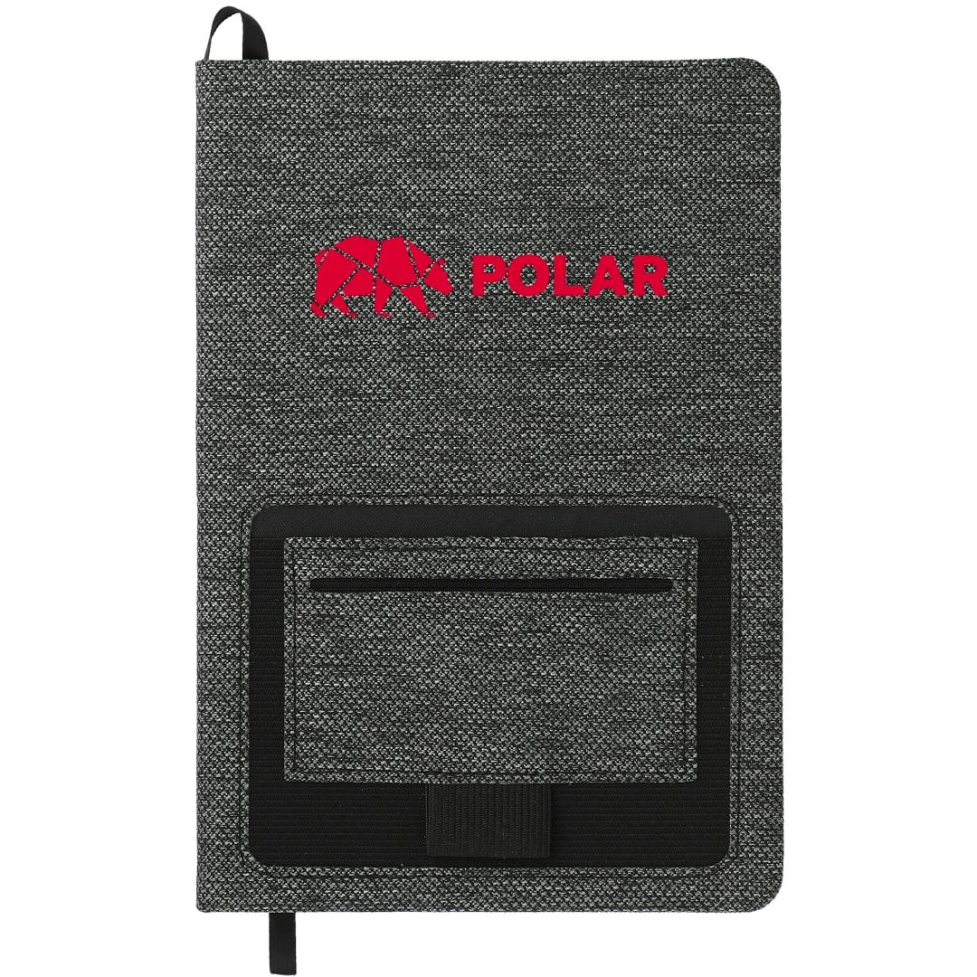 Fsc® mix 5.5 x 8.5 vila rpet bound notebook Dark Gray miniatura 9