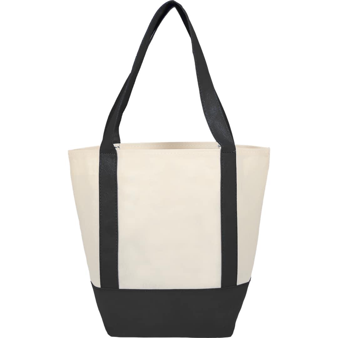 Lighthouse mini non-woven tote Black miniatura 16