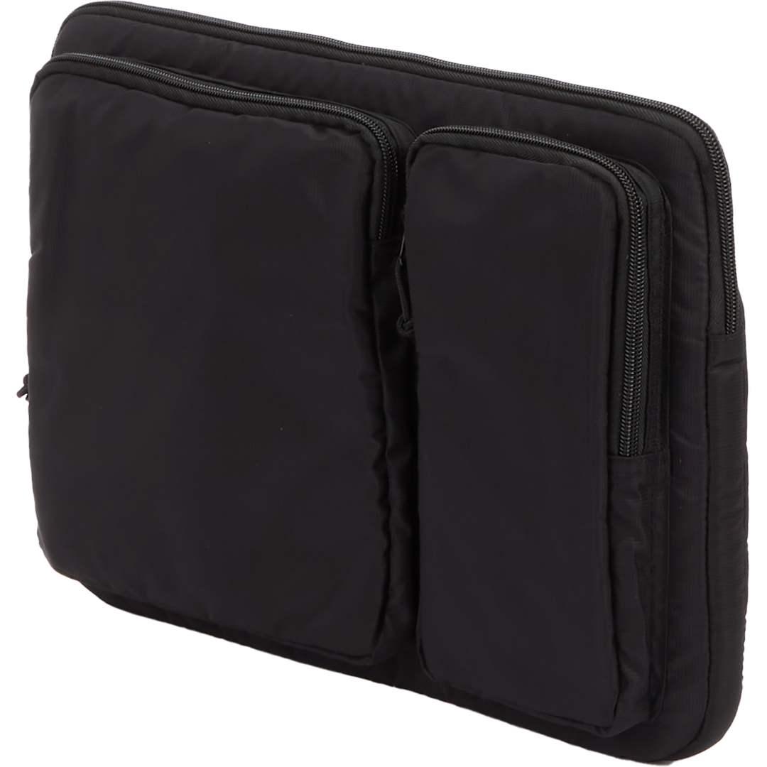 Greenway recycled 15 laptop sleeve Dark Green front