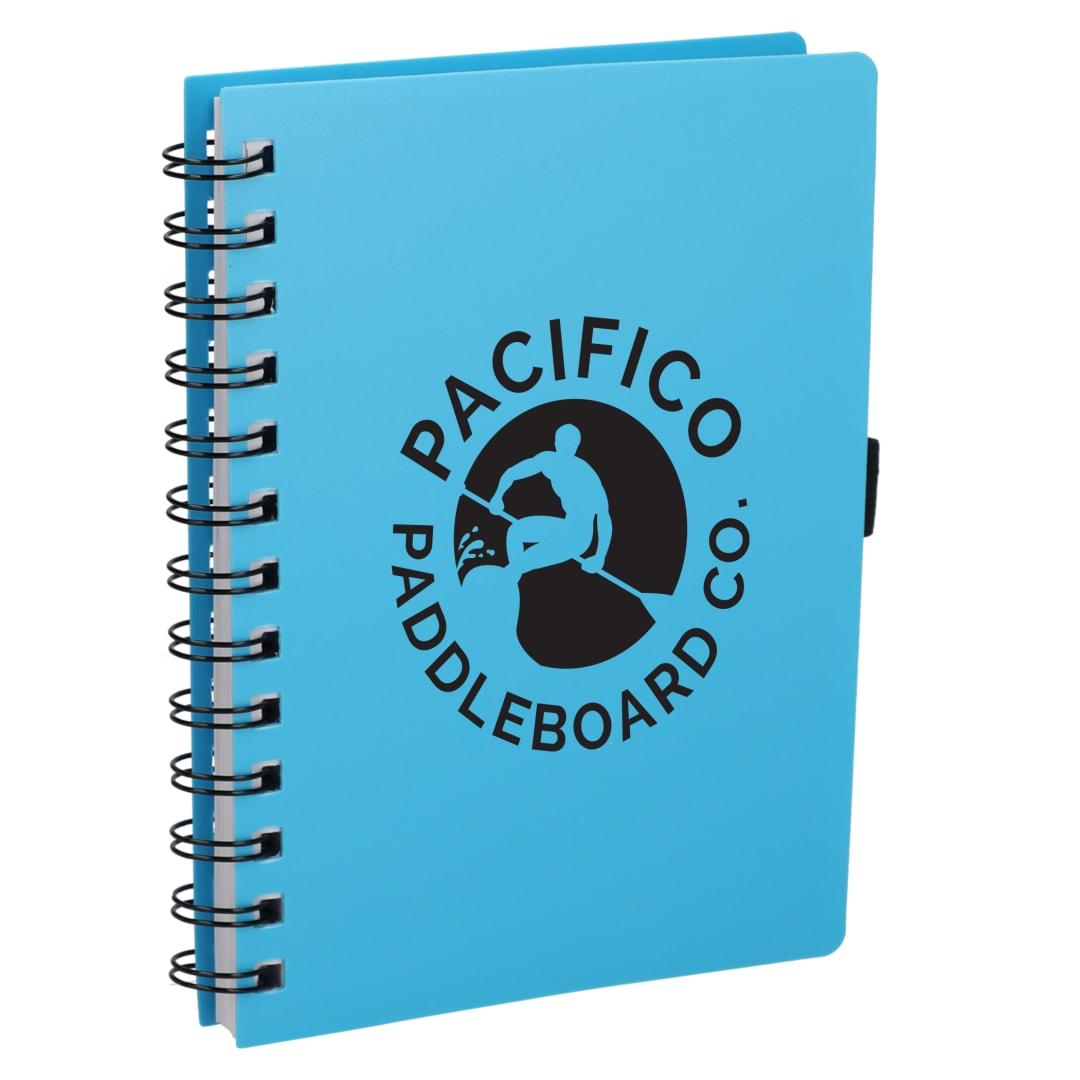 Fsc® recycled 5.5 x 7 coordinator notebook Black miniatura 16