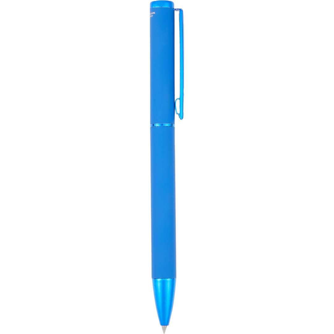 Harper soft touch recycled aluminum gel pen Black miniatura 3