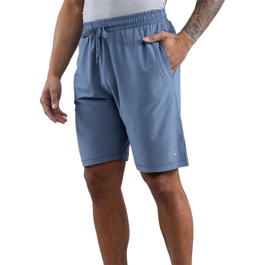 Wellable mens knit short Blue miniatura 6