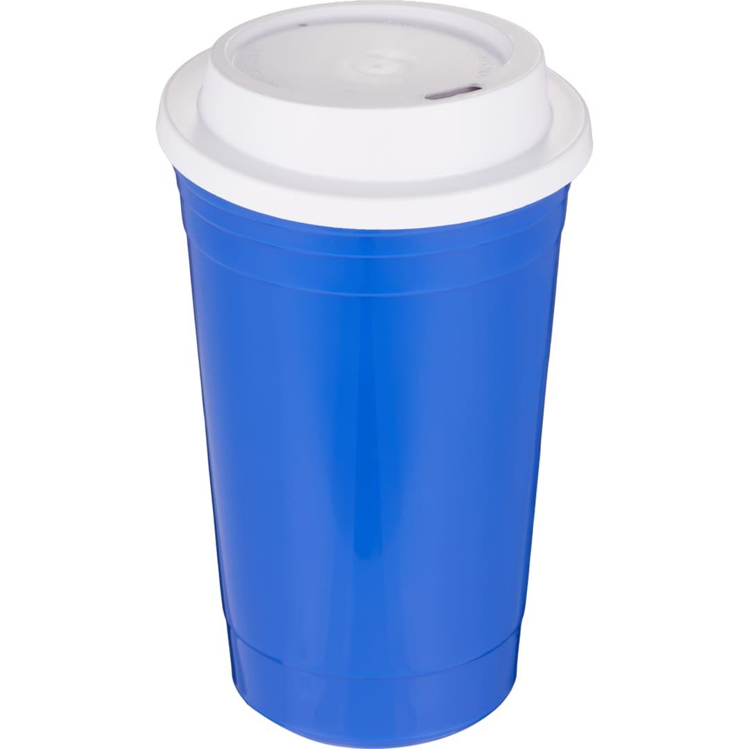 The traveler insulated cup 16 oz. w/ lid Black miniatura 23