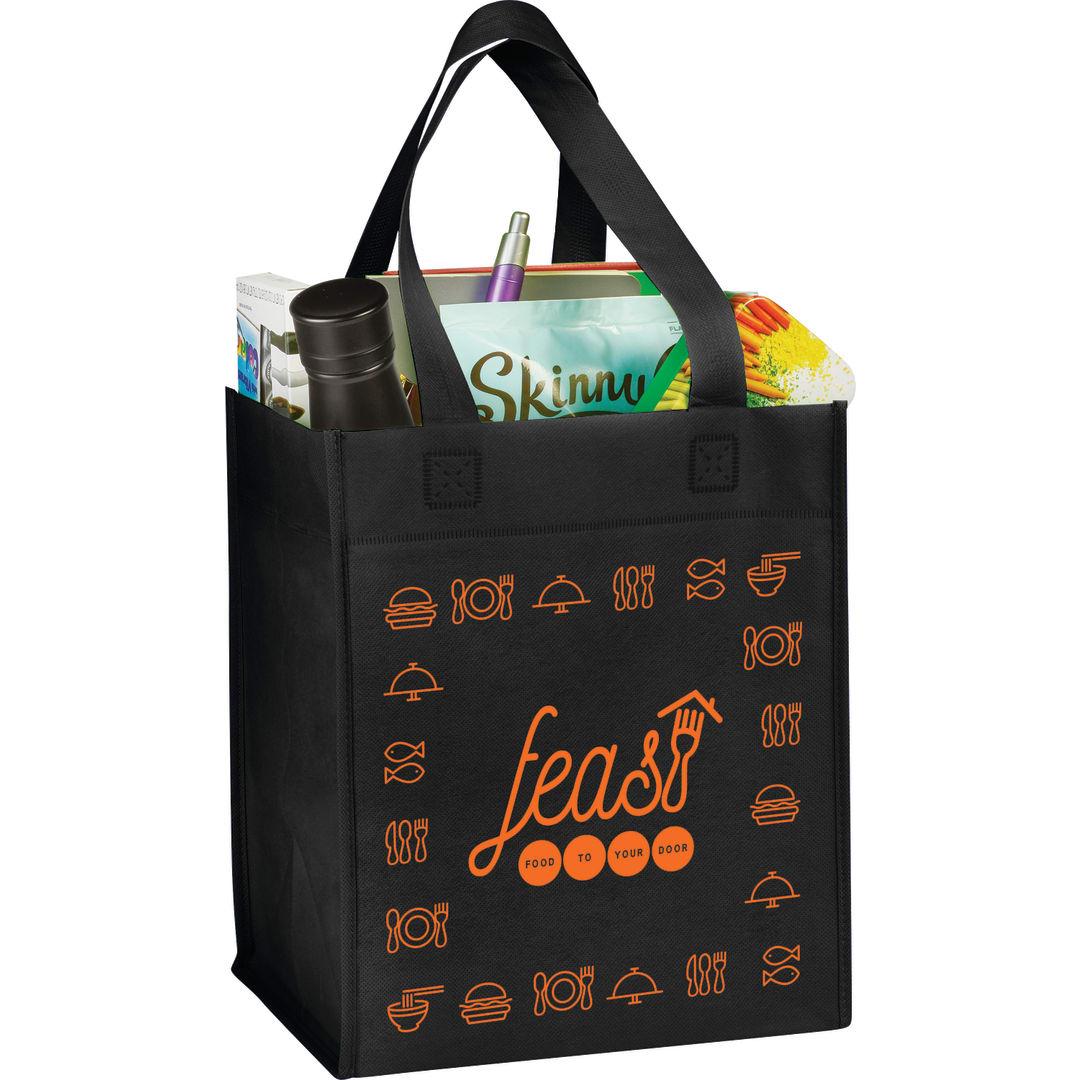 Basic grocery tote Black miniatura 7
