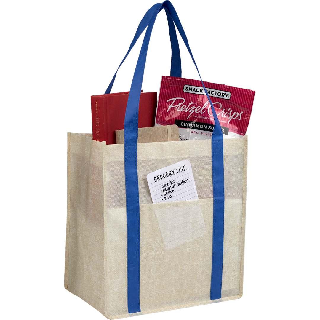 Pluto recycled non-woven small grocery tote Royal miniatura 20