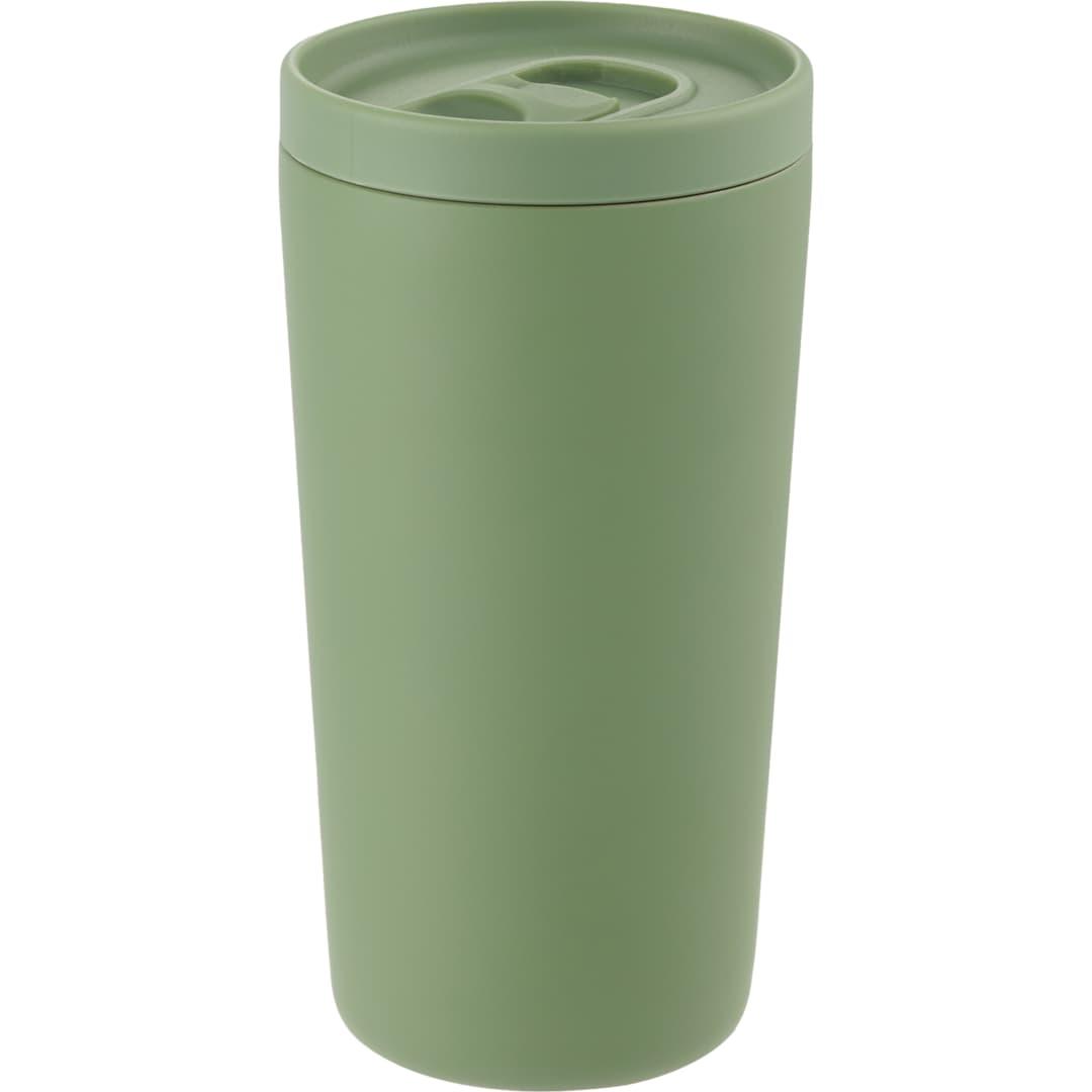 Carissa vaccum insulated tumbler w/ slide lid 14oz Blue Agave miniatura 15