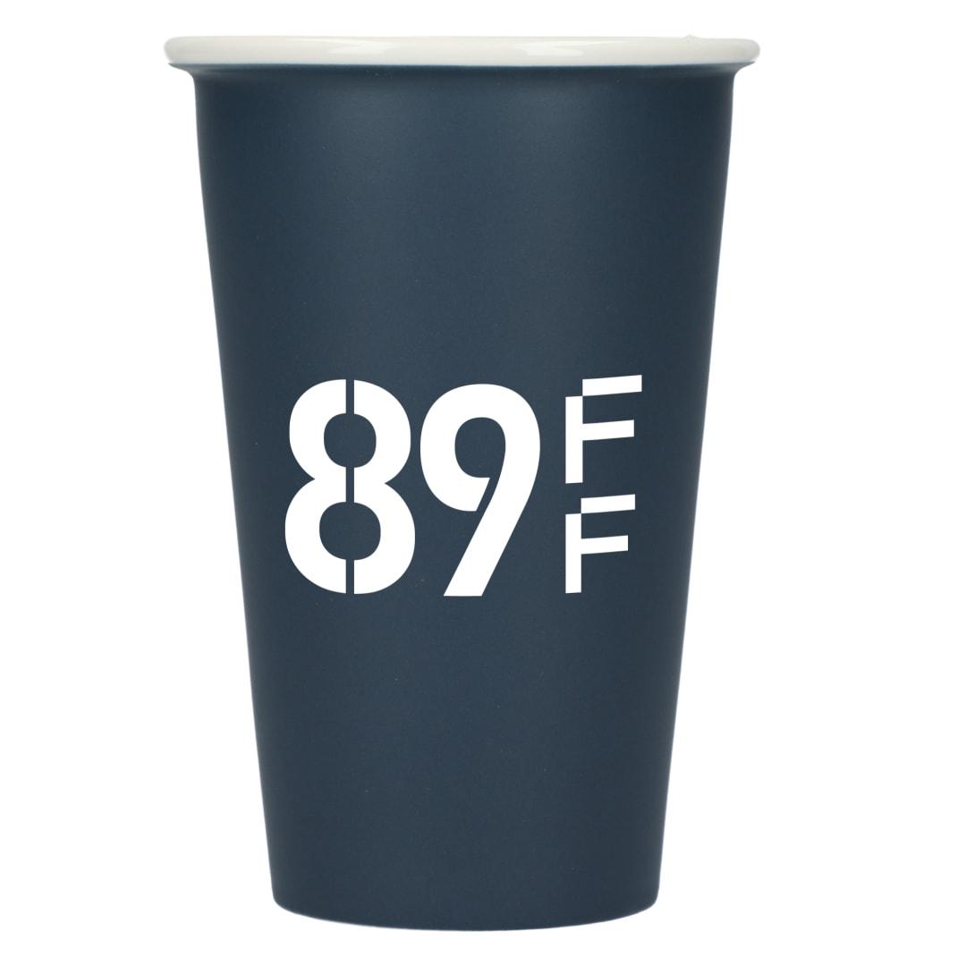 Im not a paper cup 10oz ceramic tumbler Black miniatura 17