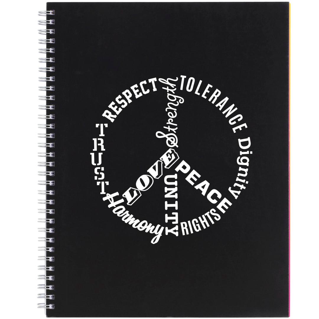 Fsc® mix 8.5 x 11 remark 5-subject notebook Black miniatura 11