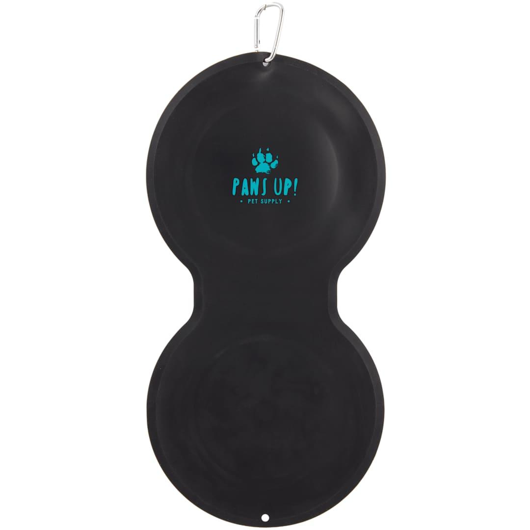 Chowtime dual collapsible slow feeder Black miniatura 10