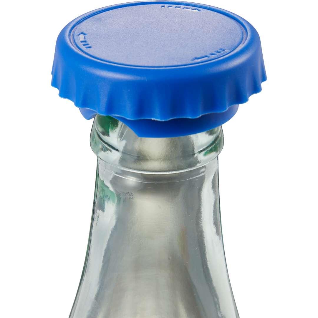 Recycled bottle topper & opener Black miniatura 11