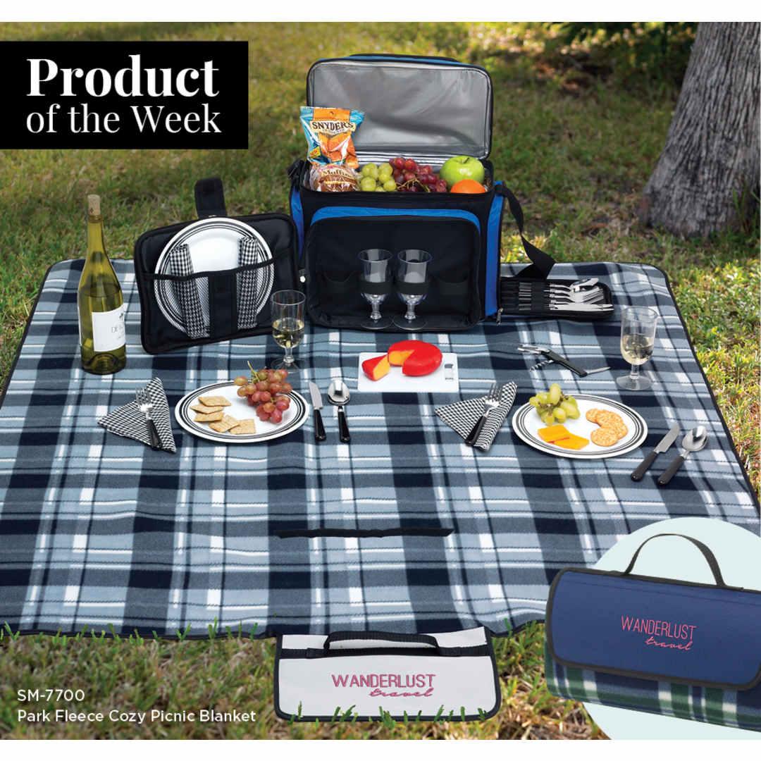 Park fleece blanket Black miniatura 4