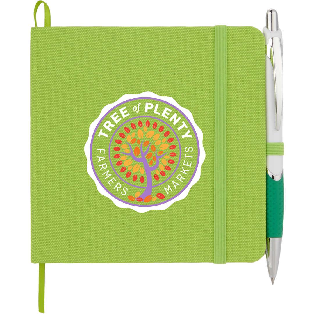 4.7 X 4.7 remark recycled square notebook Neon Green miniatura 21