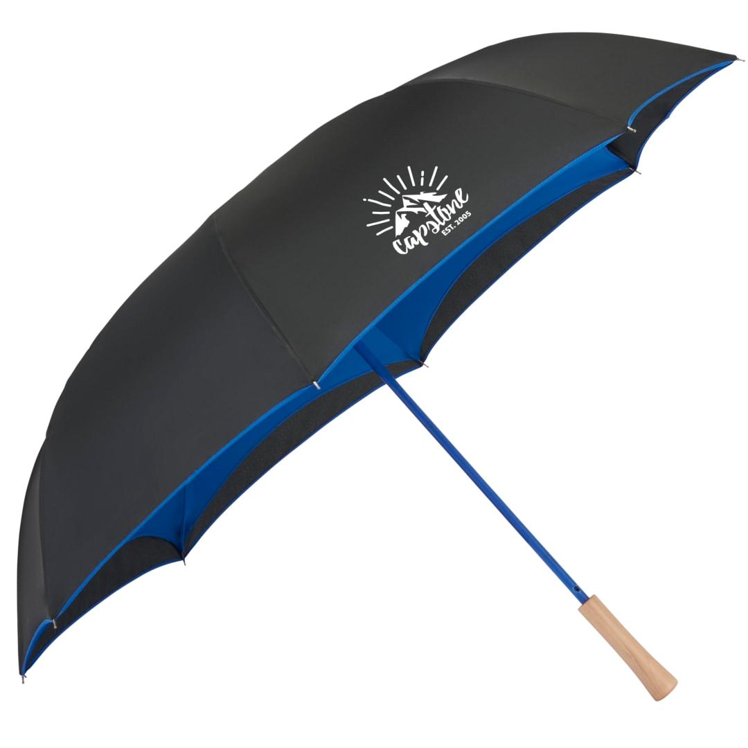 48 Recycled manual inversion umbrella Black miniatura 40
