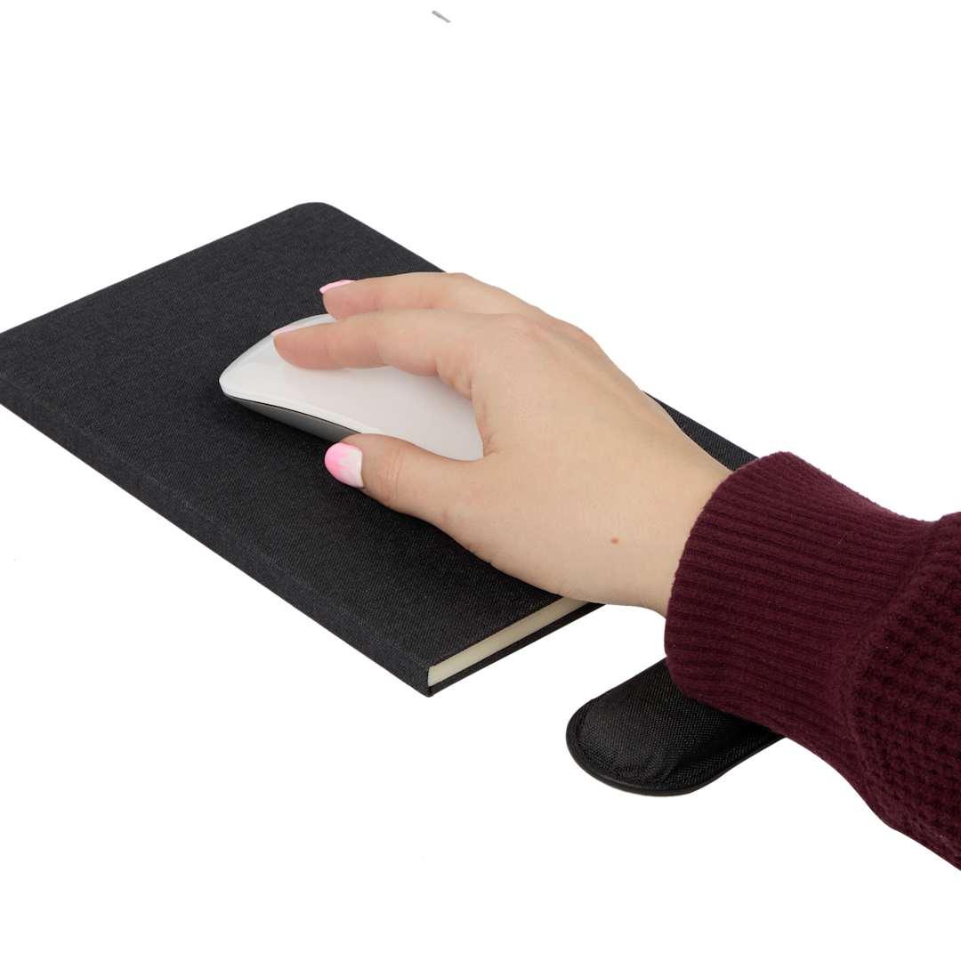 5.5 X 8.5 fsc® recycled mouse pad bound notebook Grey miniatura 11