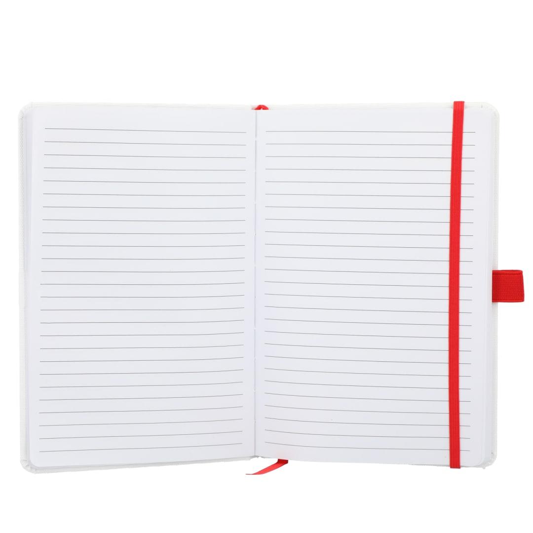 Fsc® recycled 5.5 x 8.5 bamboo fiber bound noteboo Black miniatura 12