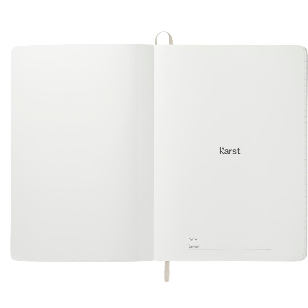 Karst 5.5 x 8.5 stone soft bound notebook Black miniatura 14