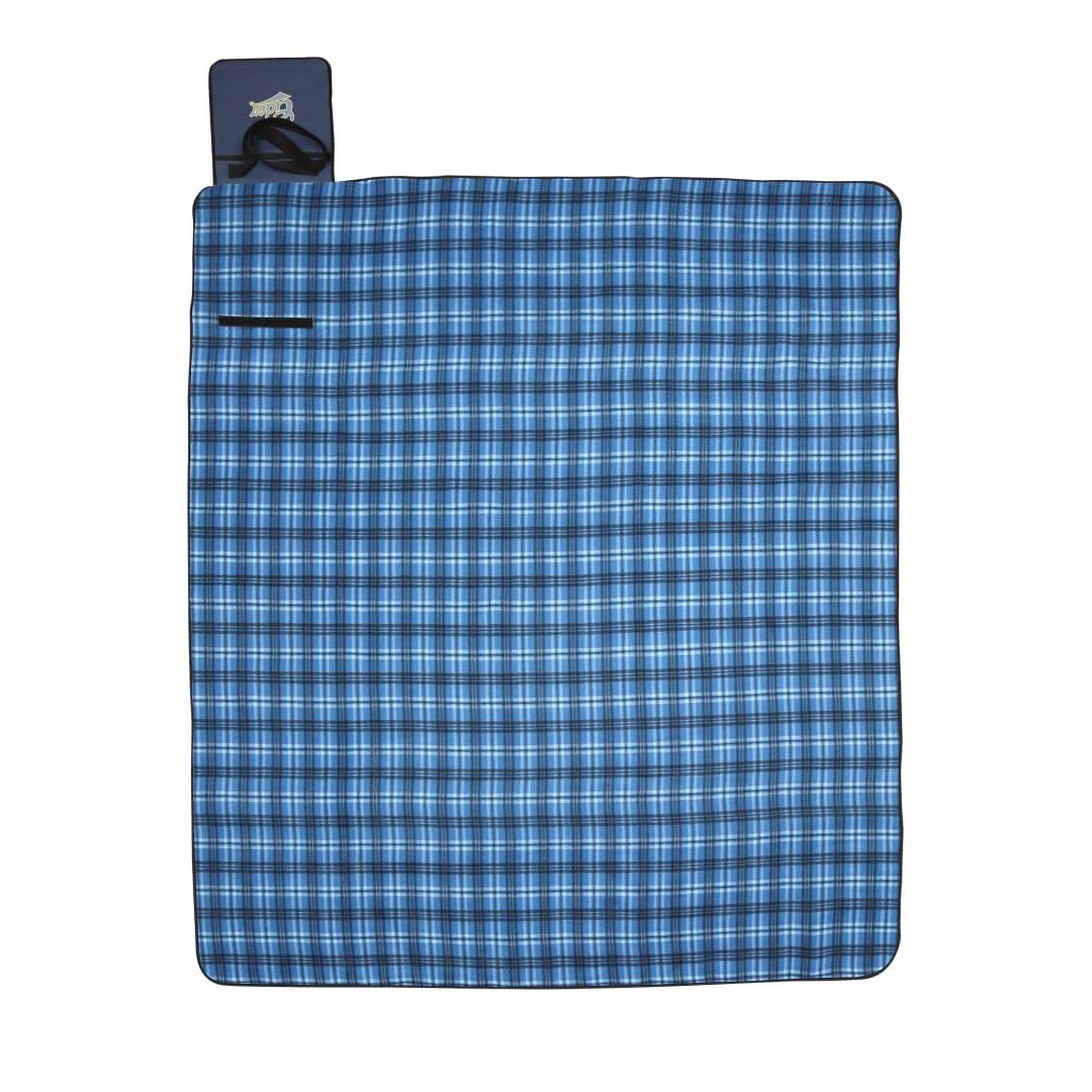 Extra large plaid picnic blanket Blue miniatura 8