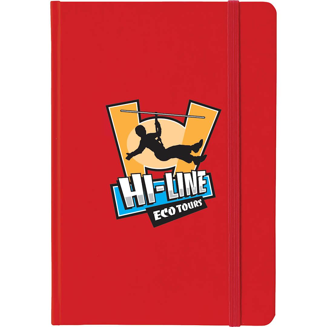 Fsc® mix 5 x 7 large rainbow notebook Black miniatura 7