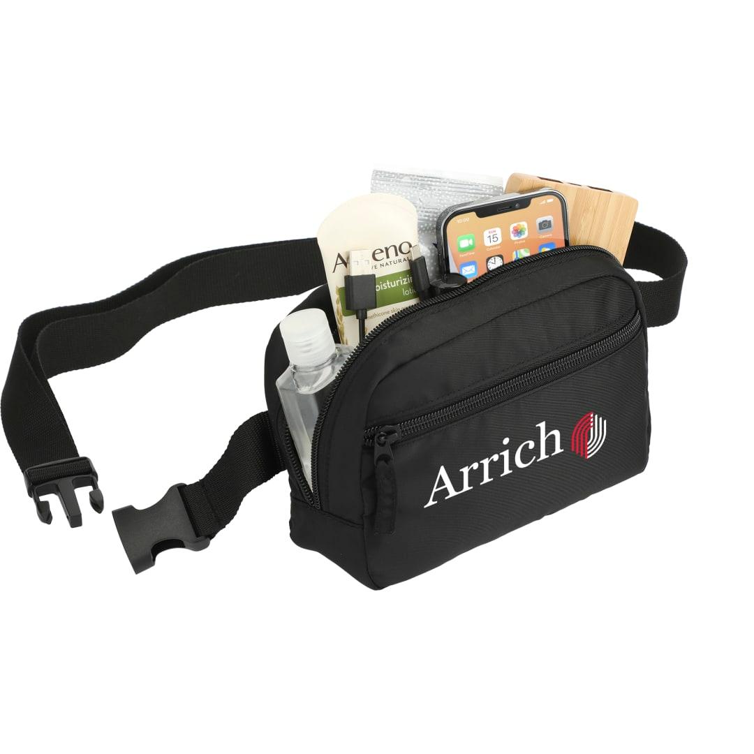 Recycled sport fanny pack Black miniatura 9