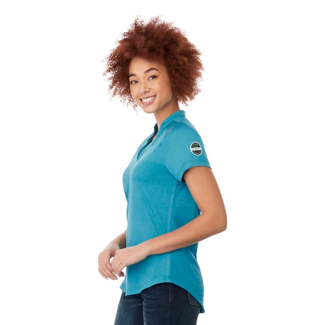 Womens antero short sleeve polo Blue miniatura 14