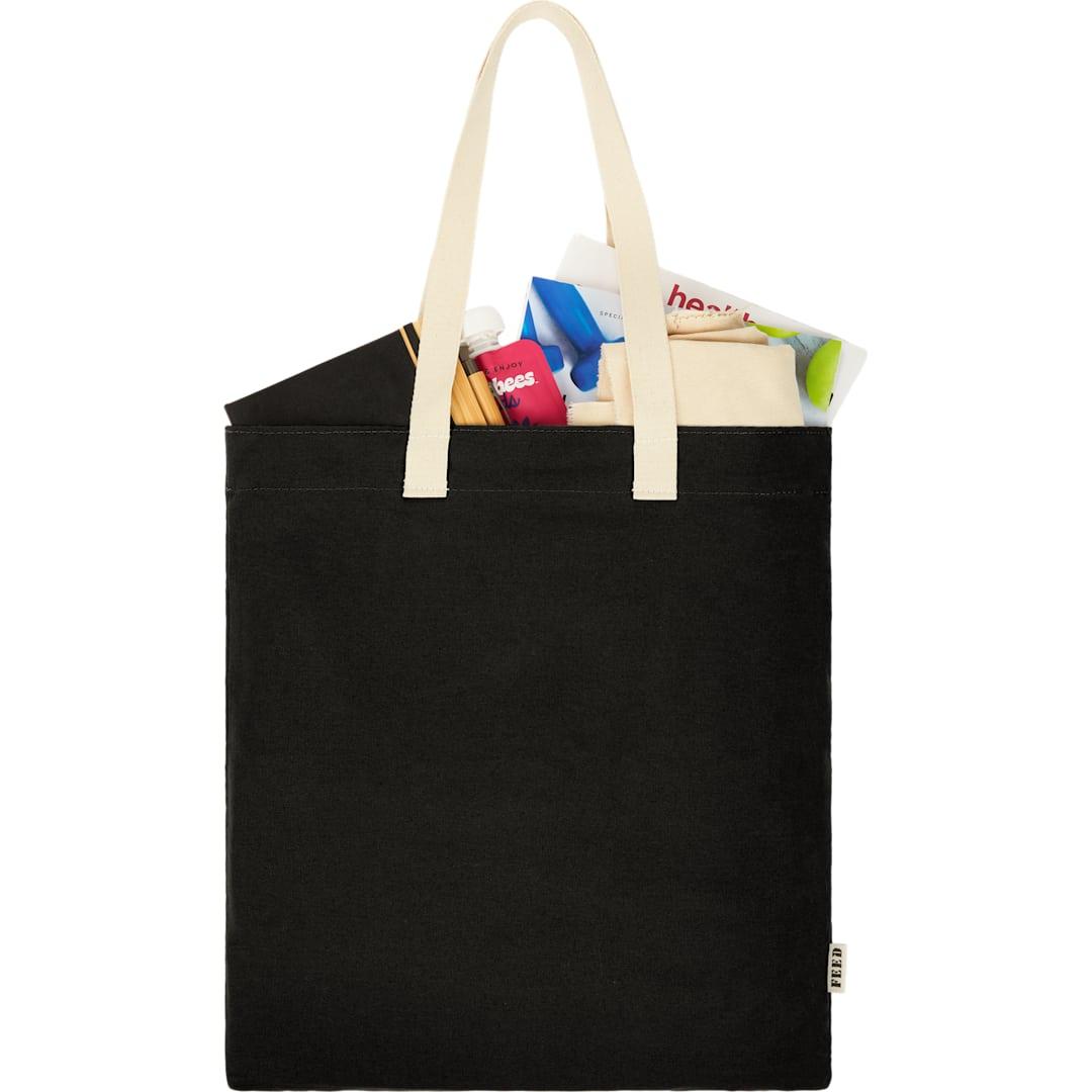 Feed organic cotton convention tote Black miniatura 6