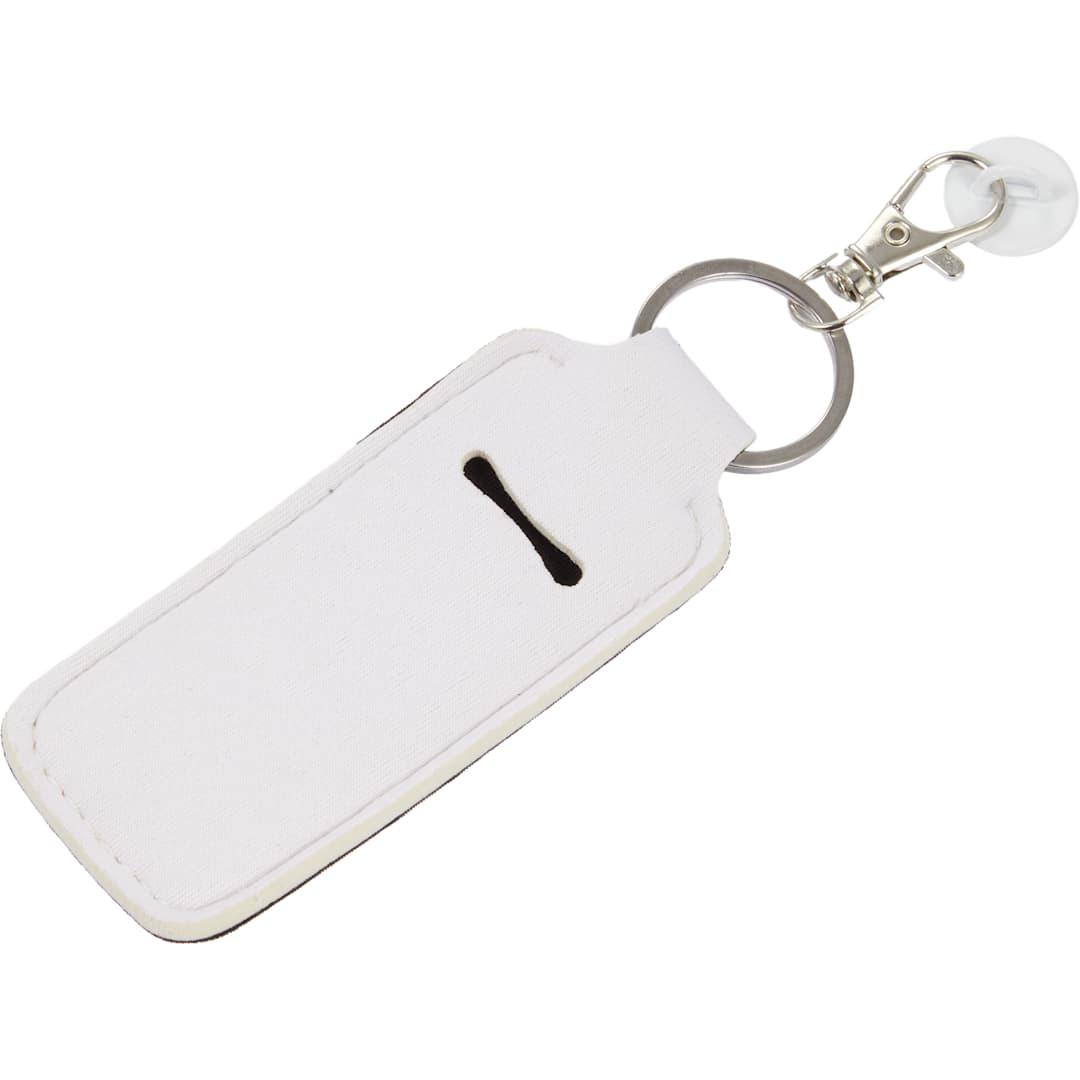 Bottle charm w/ neoprene chapstick holder Black miniatura 43