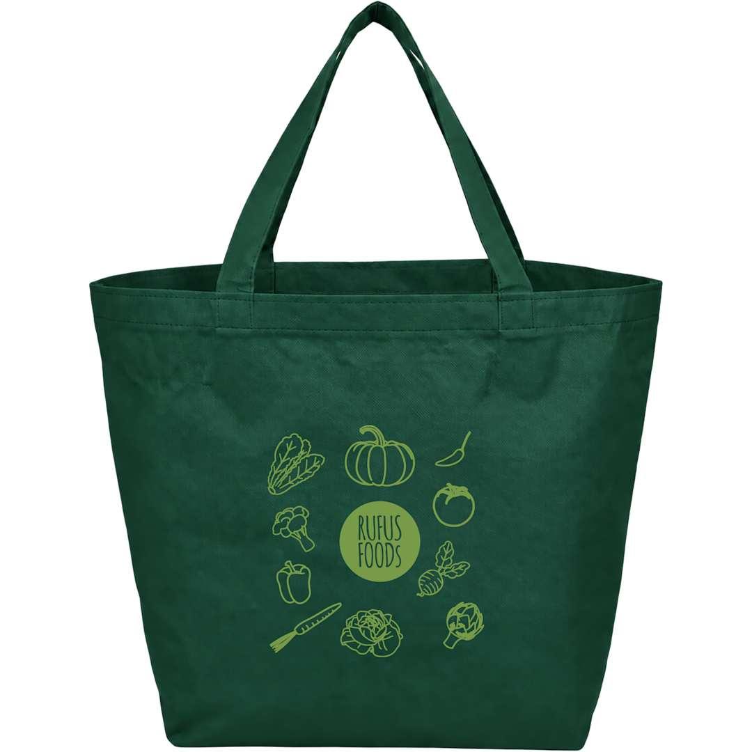 Yaya 100% recycled budget non woven shopper tote Black miniatura 29