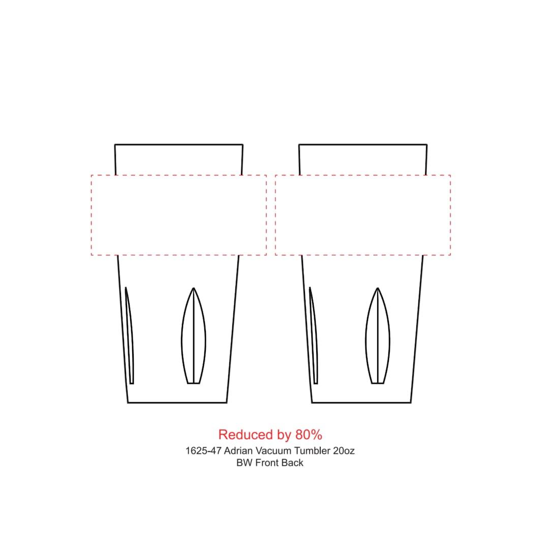 Adrian vacuum tumbler 20oz White miniatura 5