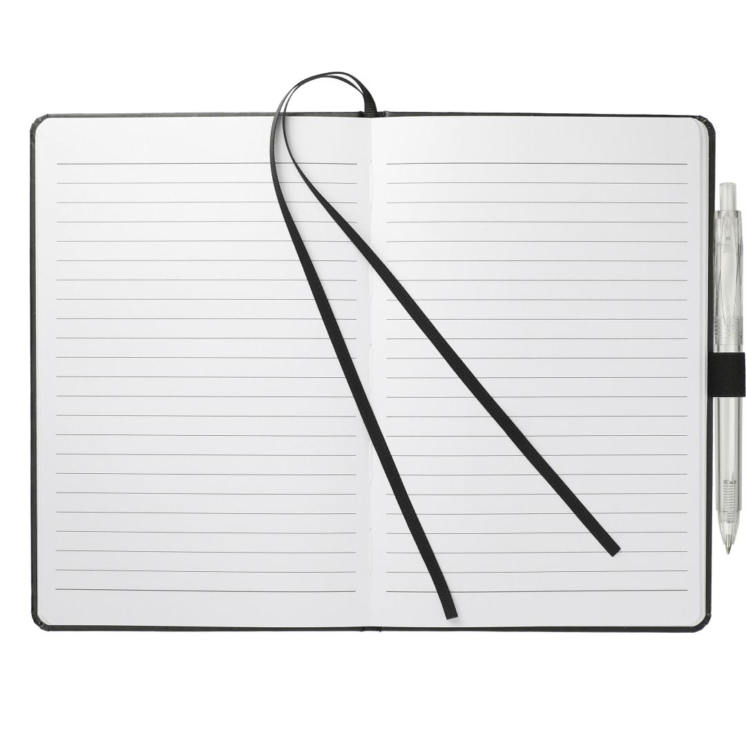 5.5 X 8.5 fsc® mix bound journal set Black front