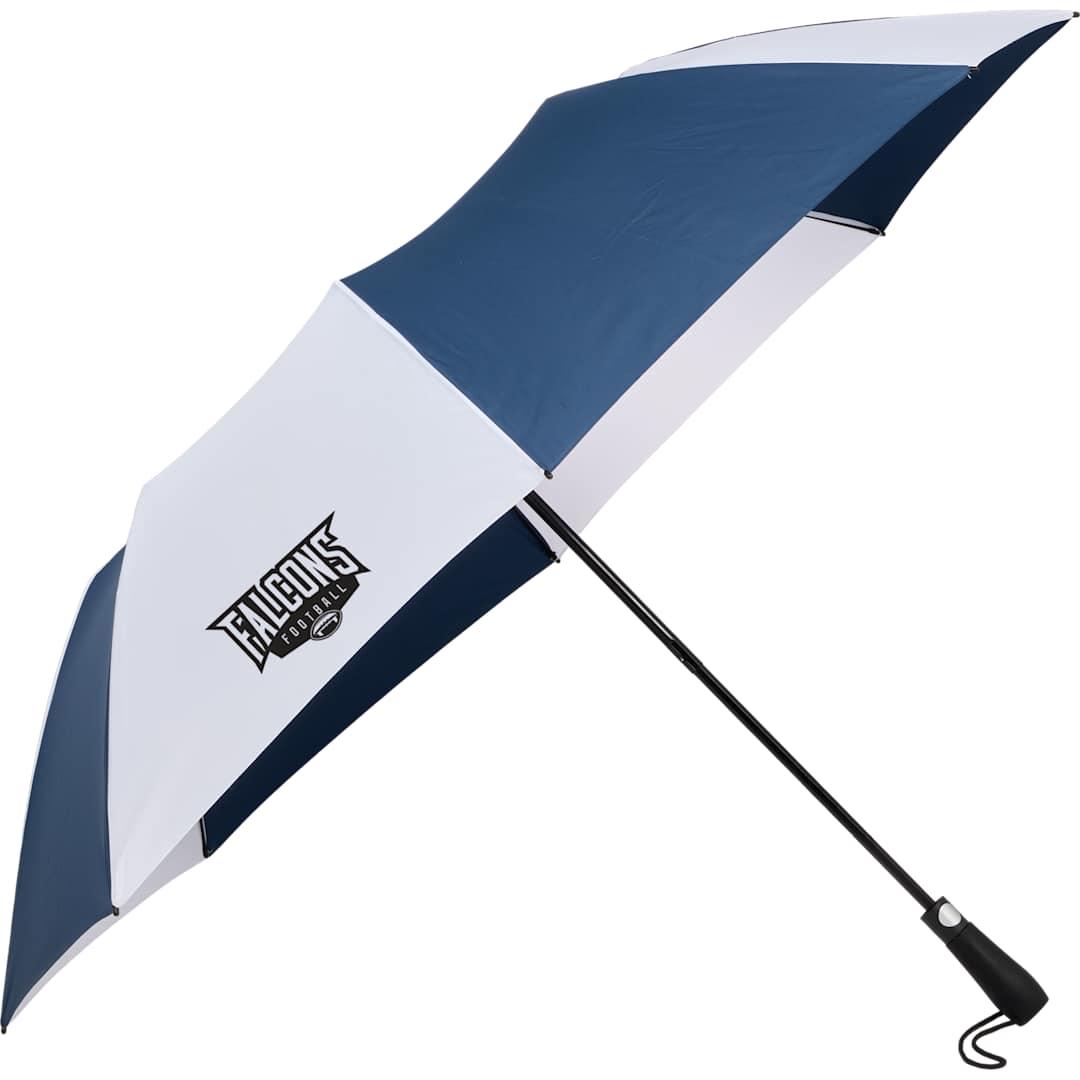 58 Recycled folding golf umbrella Black miniatura 12