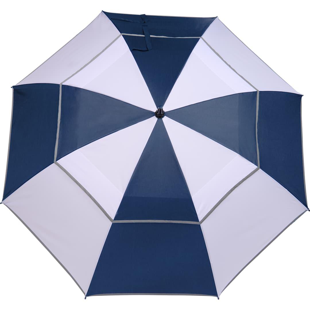 62 Rpet golf umbrella w/ reflective trim Black miniatura 34