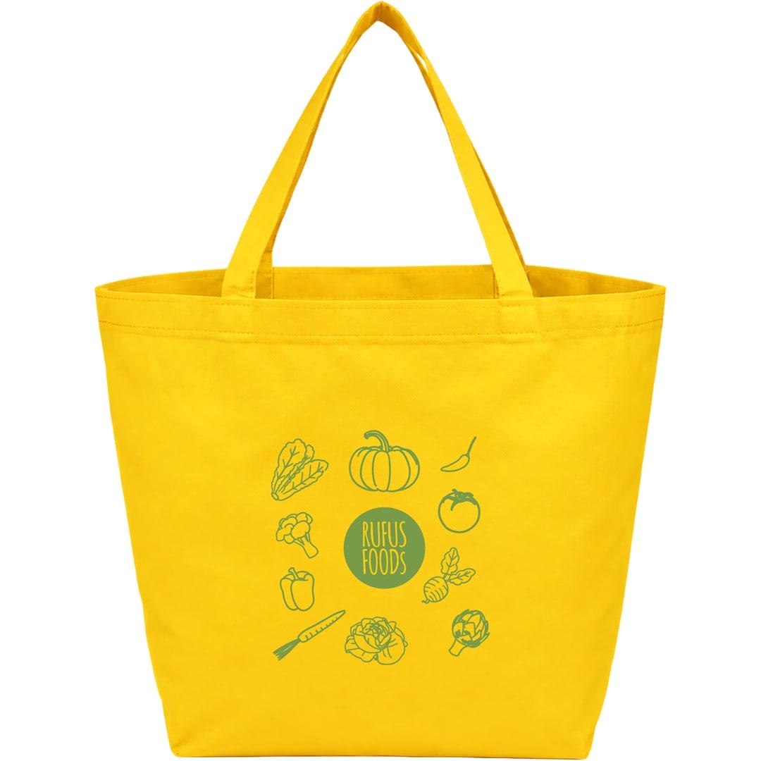 Yaya 100% recycled budget non woven shopper tote Black miniatura 48